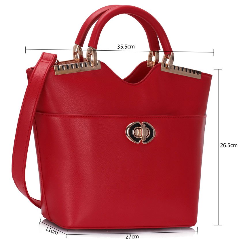 Wholesale Red Fashion Tote Handbag