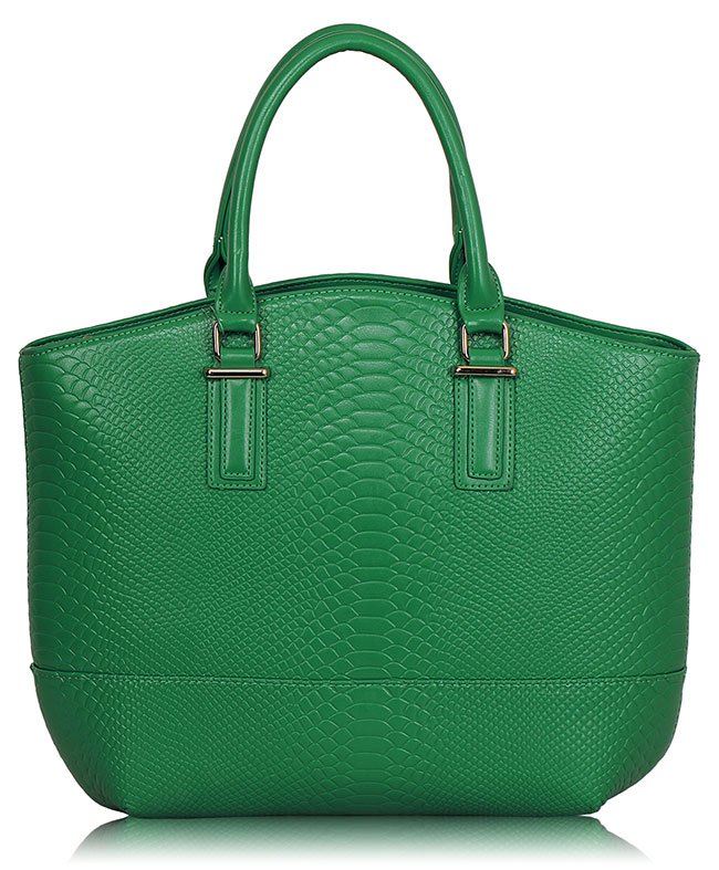 emerald green tote bag