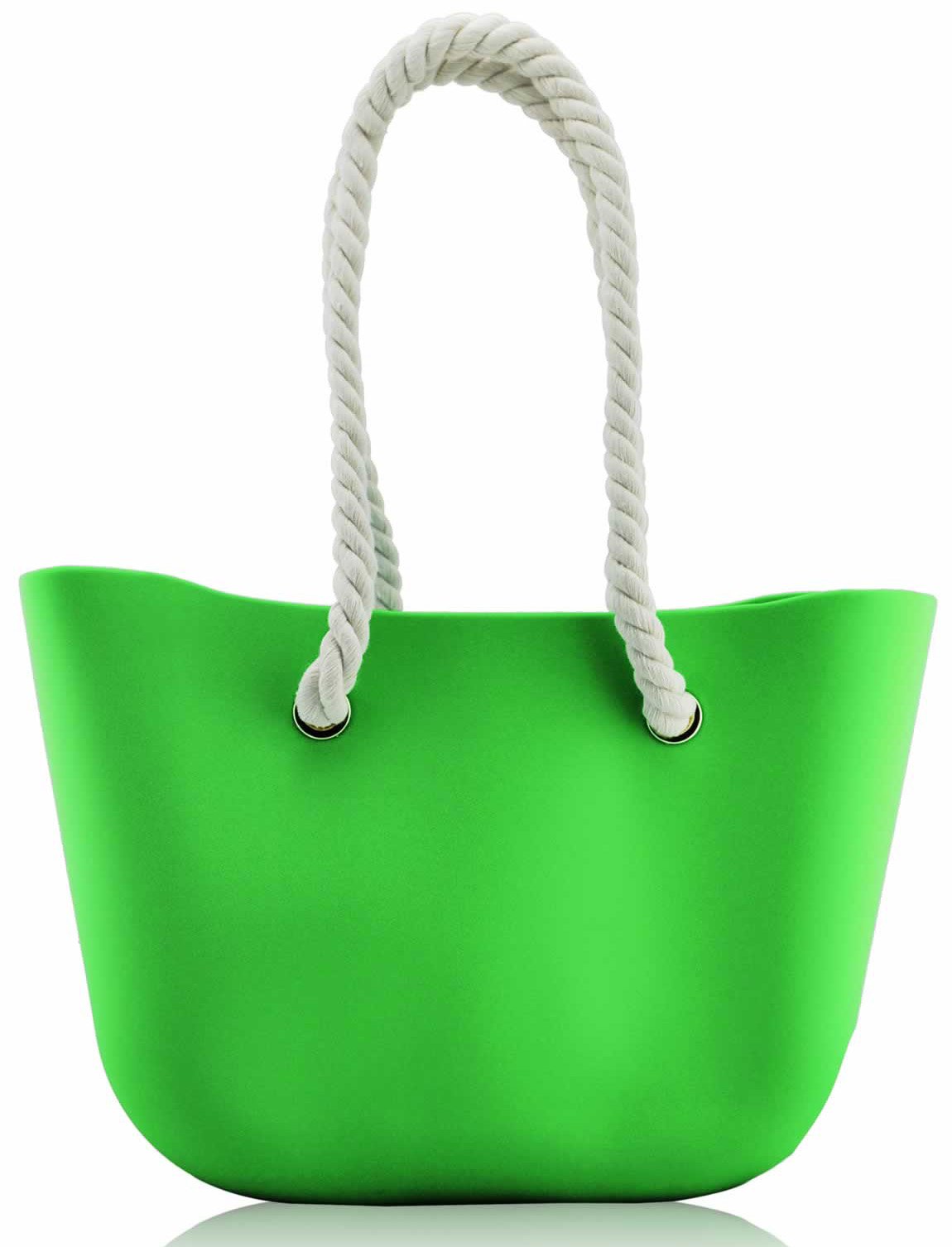 small green shoulder bag