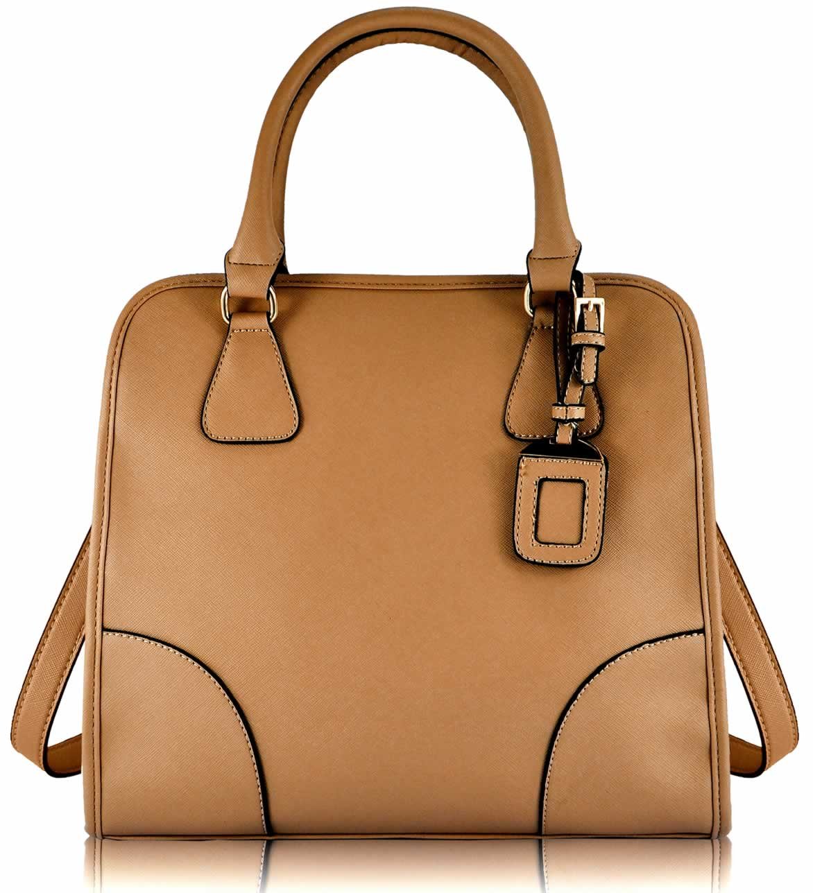 Wholesale Tan Fashion Studded Tote Handbag