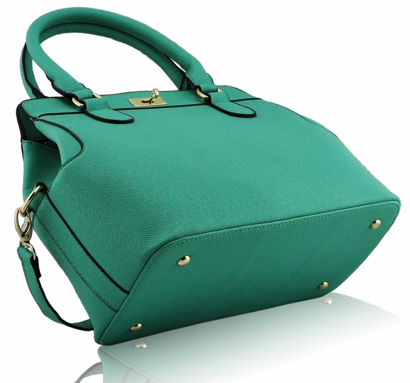 emerald green tote bag