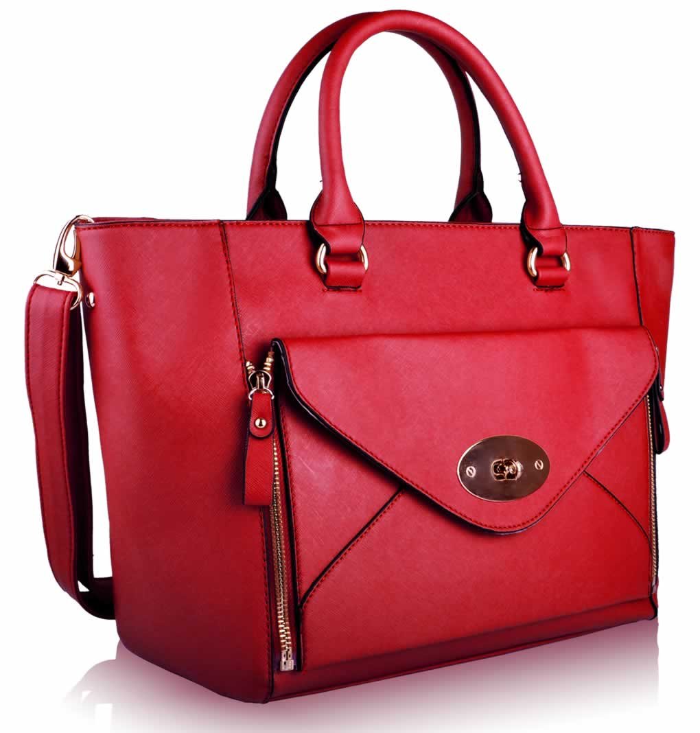 Wholesale Red Fashion Tote Handbag