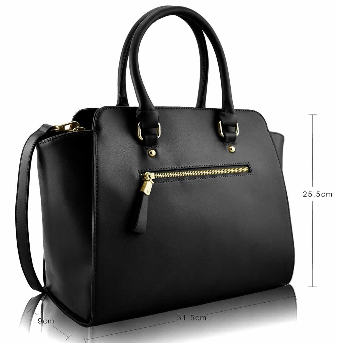 Wholesale Black GrabTote Handbag