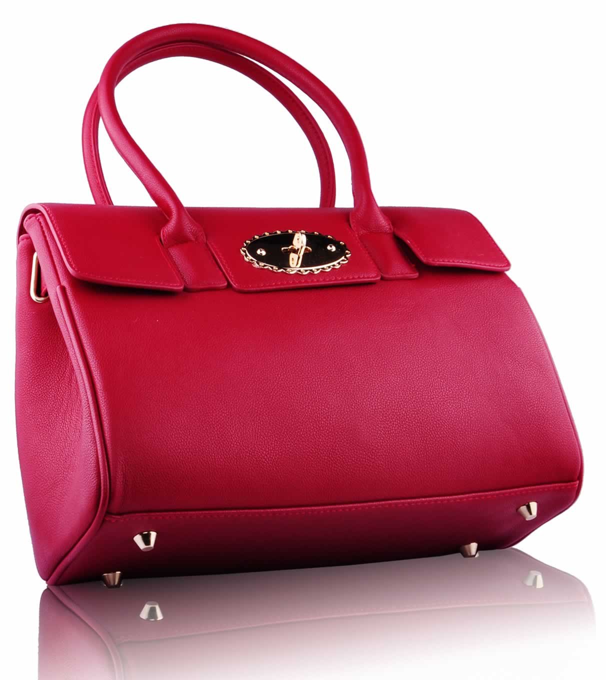 Wholesale Luxury Red Satchel grab Handbag
