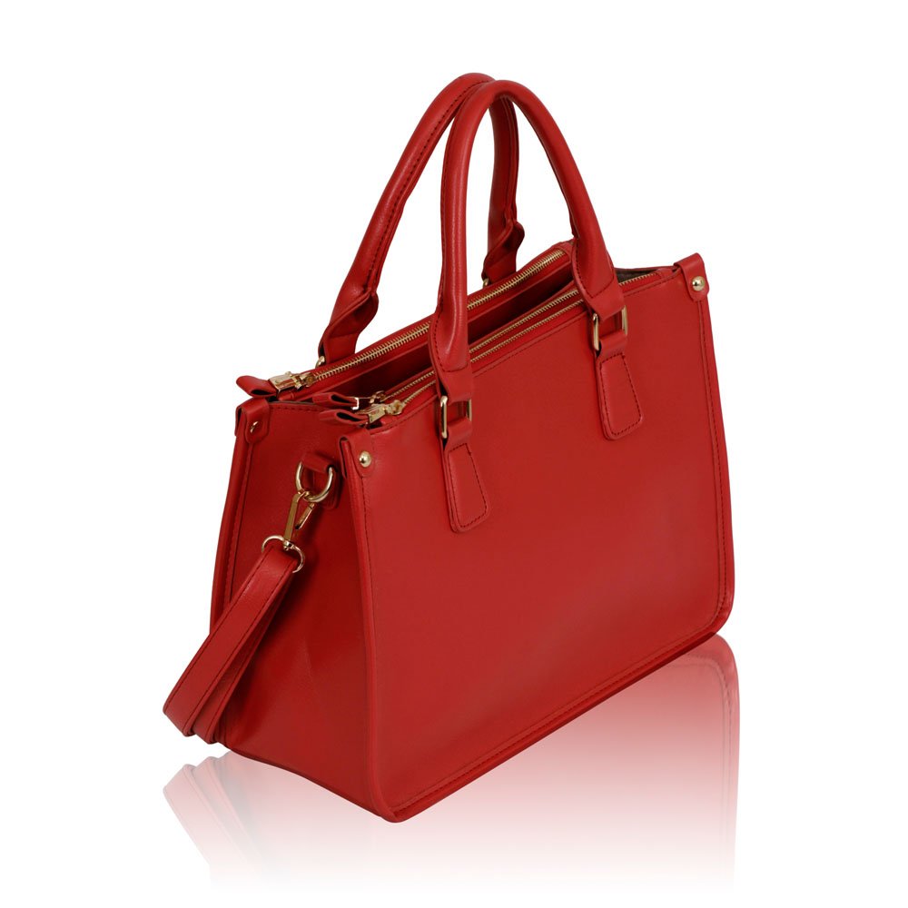 red large tote