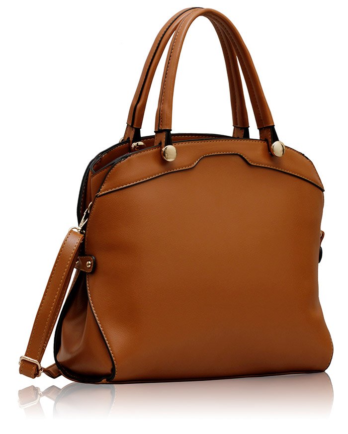 large brown shoulder bag