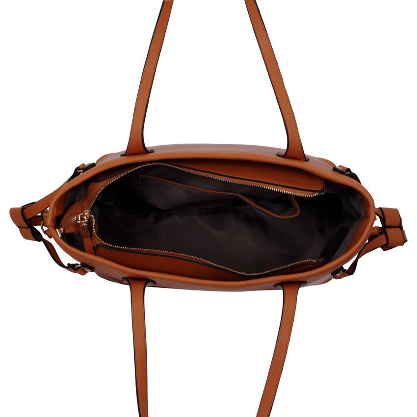 large brown shoulder bag