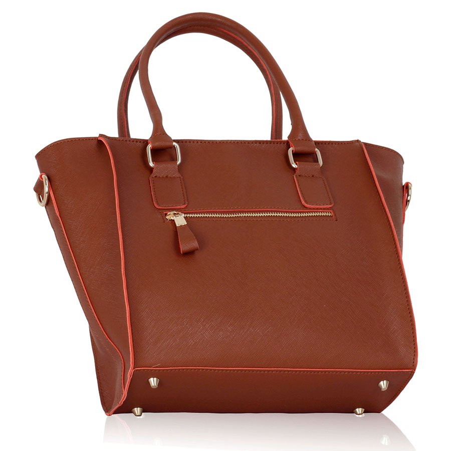 Brown Tote Bag With Long Strap