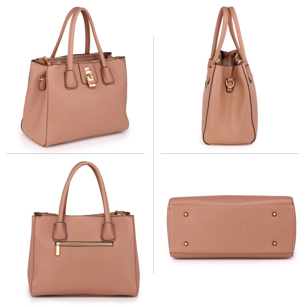 Wholesale Nude Three Zipper Grab Bag