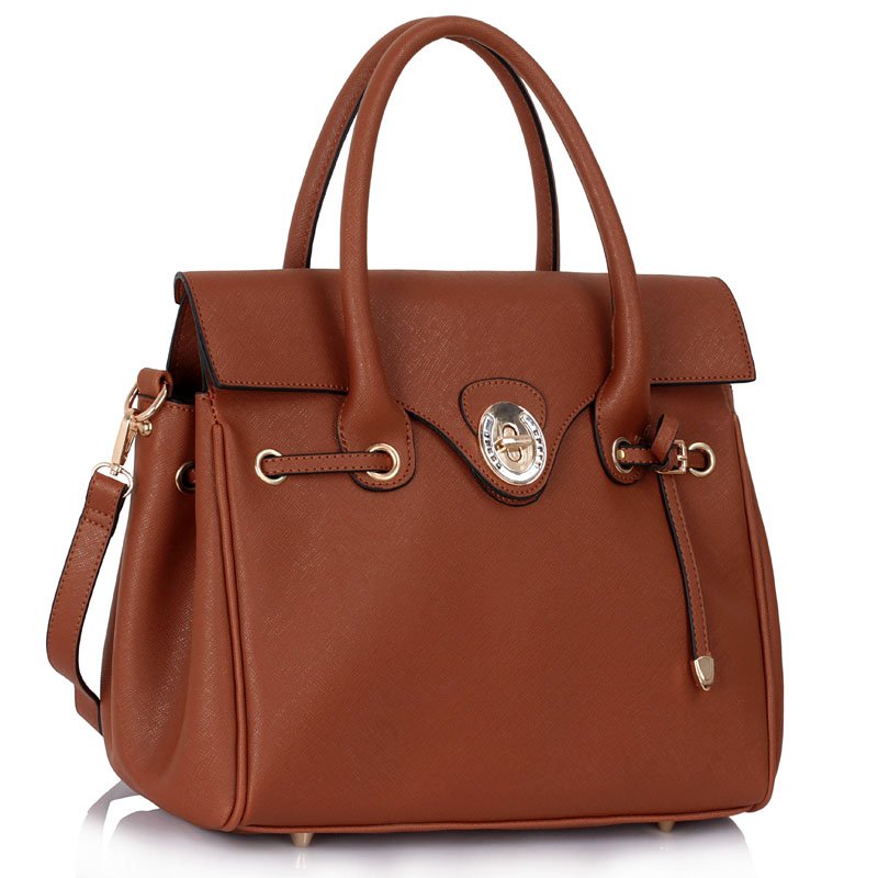 Wholesale Brown Grab Shoulder Bag