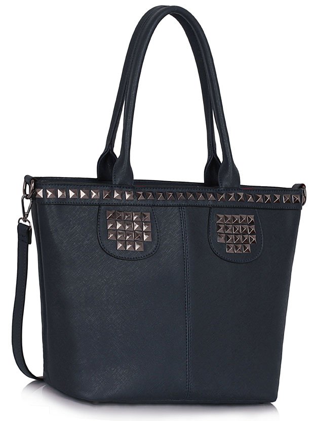 navy shoulder handbag