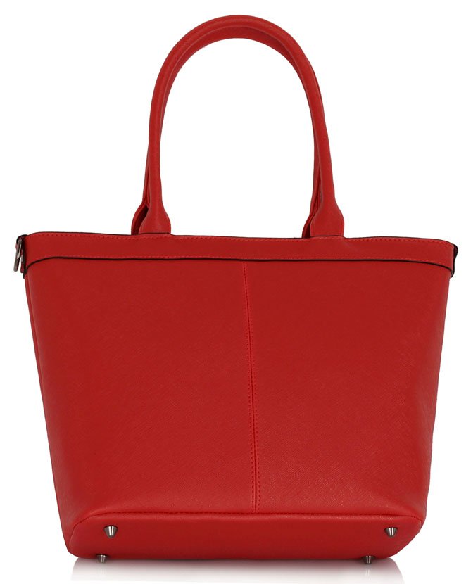 red designer shoulder bag