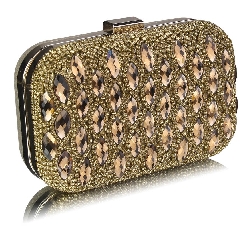 Wholesale Sparkly Crystal Evening Clutch Bag