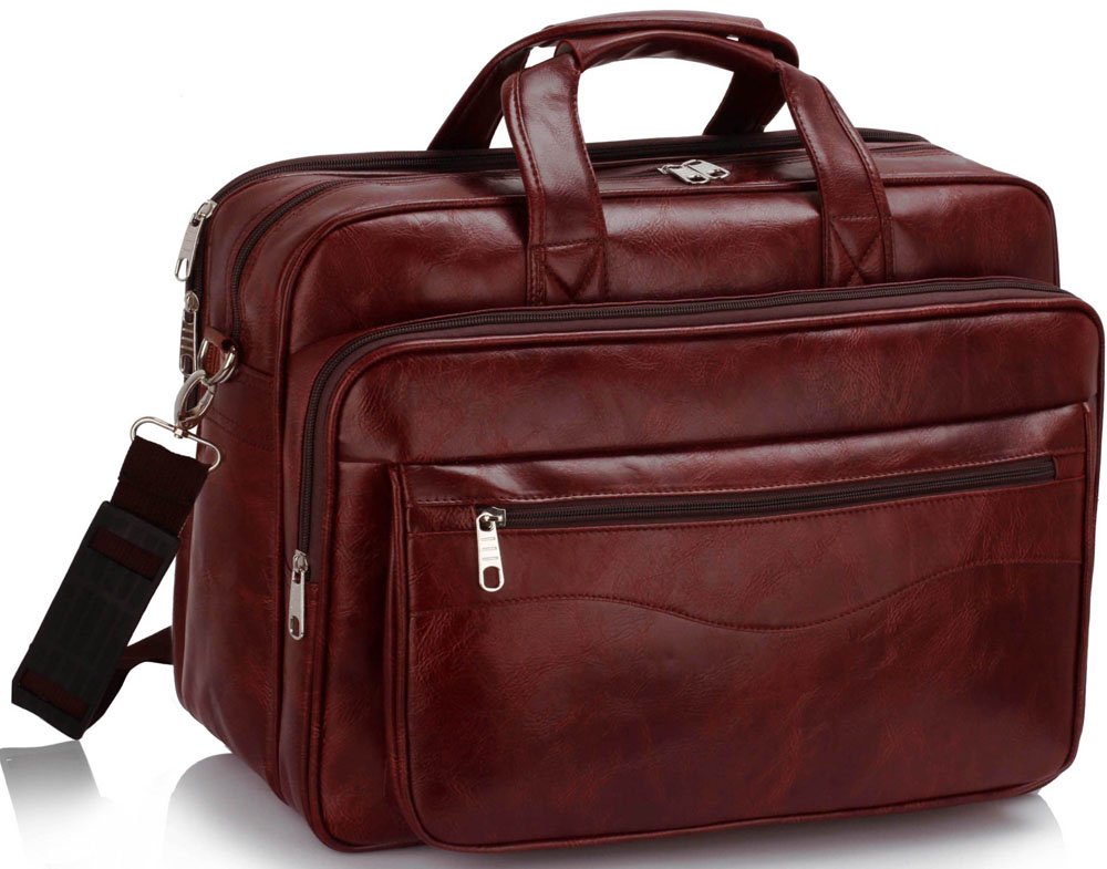 AG00256 - Unisex Burgundy Laptop Office Bag