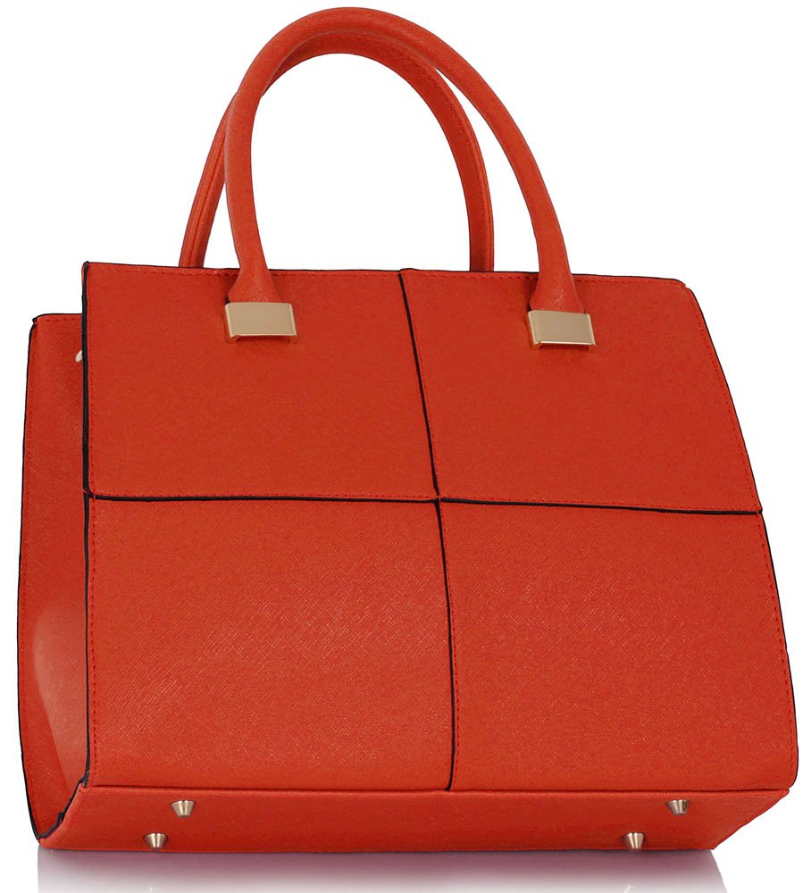 Wholesale Orange Fashion Tote Handbag