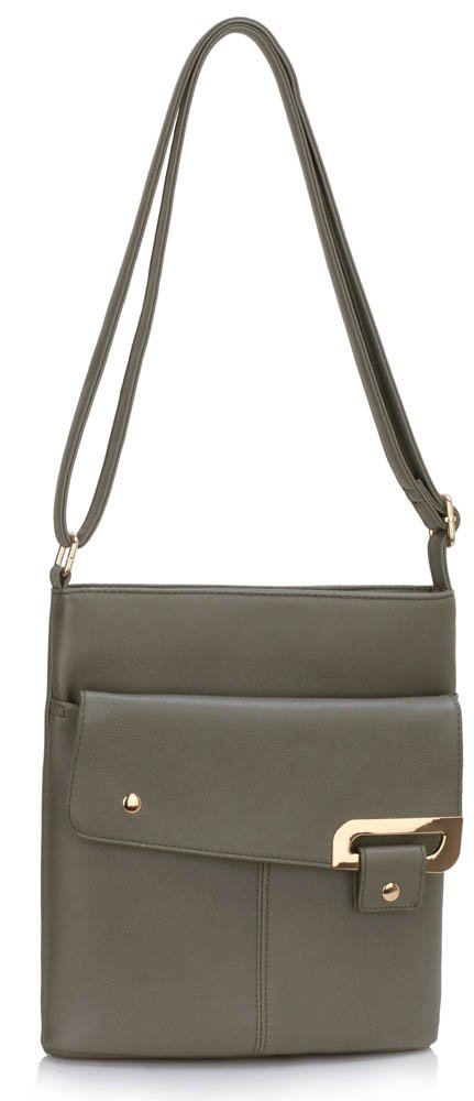 small grey cross body bag