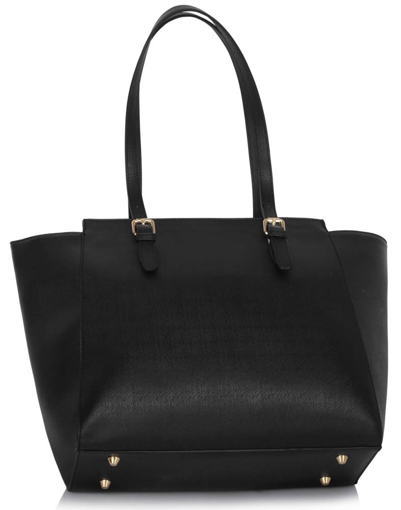 LS00464 - Black Tote Shoulder Bag