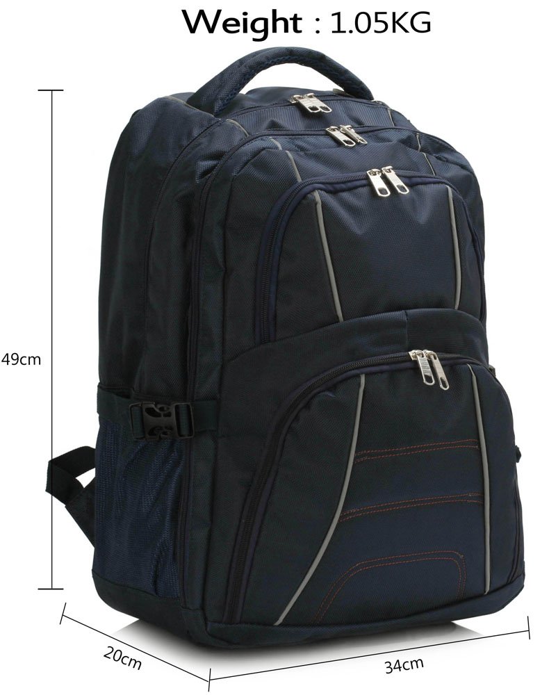 navy school bag