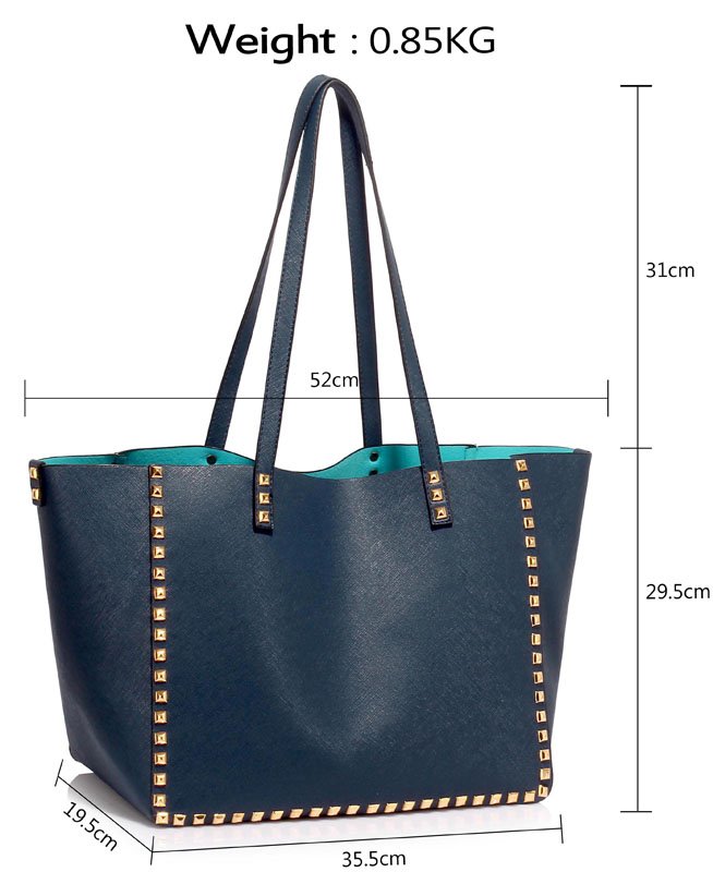 navy shoulder handbag