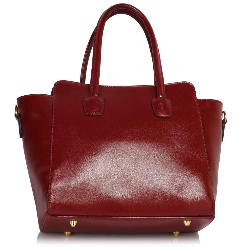 Wholesale & B2B Burgundy Polished Metal Shoulder Handbag Supplier ...