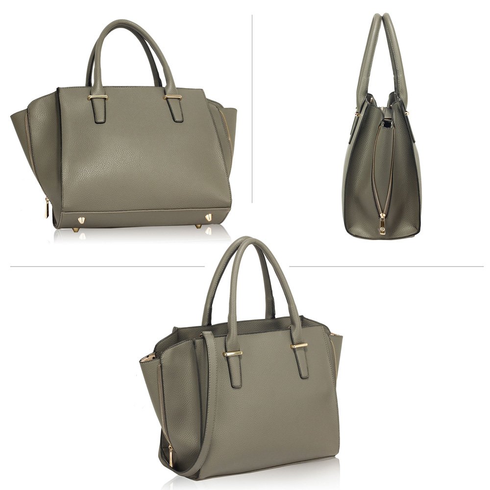 wholesale bags uk AG00517 - Grey Women's Tote Handbag