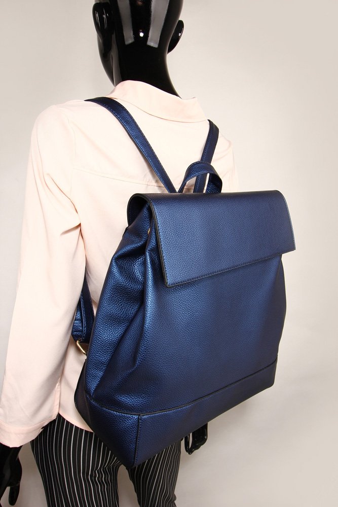 navy school bag