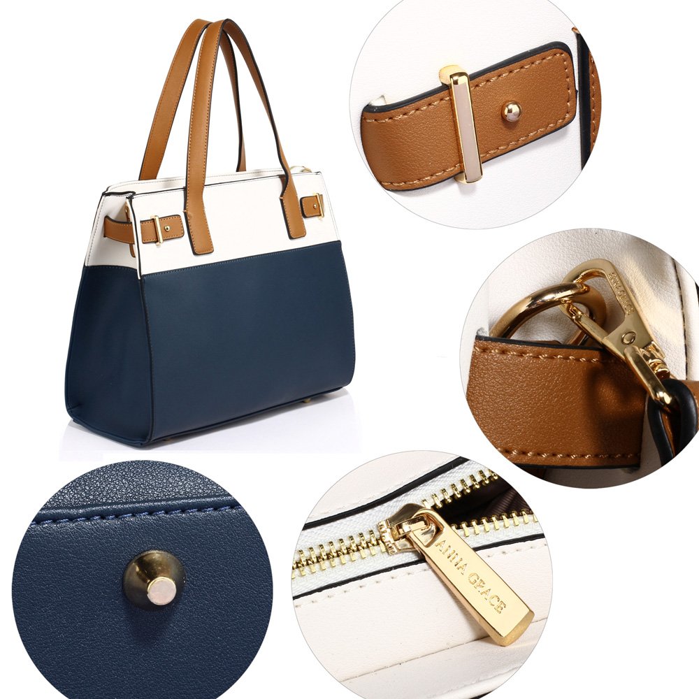 navy shoulder handbag