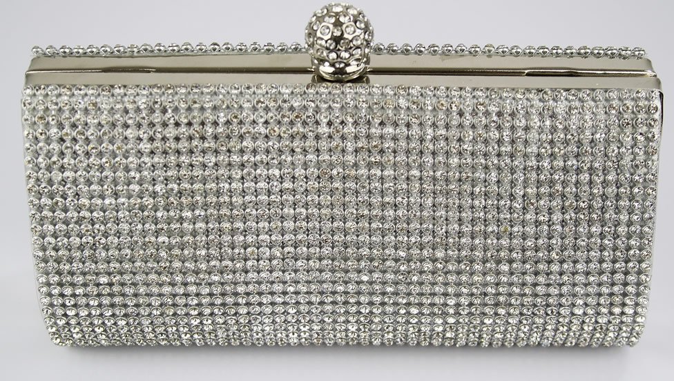 sparkly clutch bag