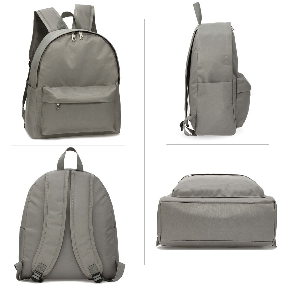 grey school bag