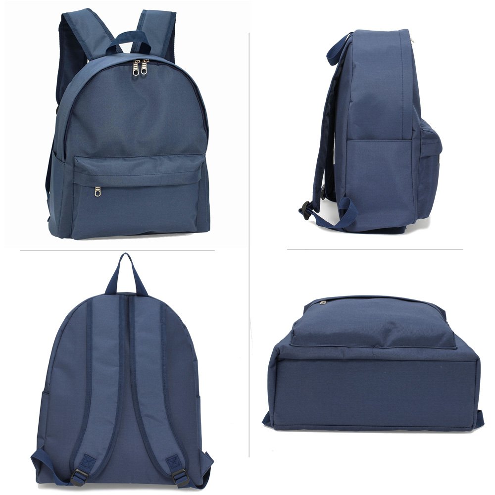 navy school bag