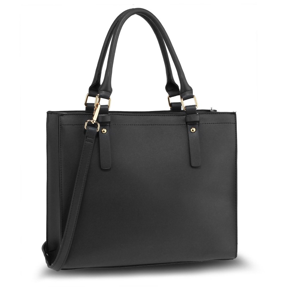 Wholesale Black Anna Grace Fashion Tote Handbag AG00646