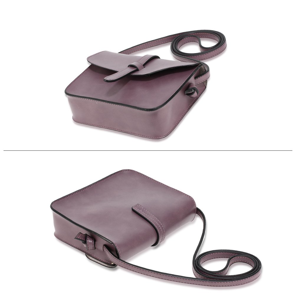 AG00660 - Purple Cross Body Bag School Messenger Shoulder Bag