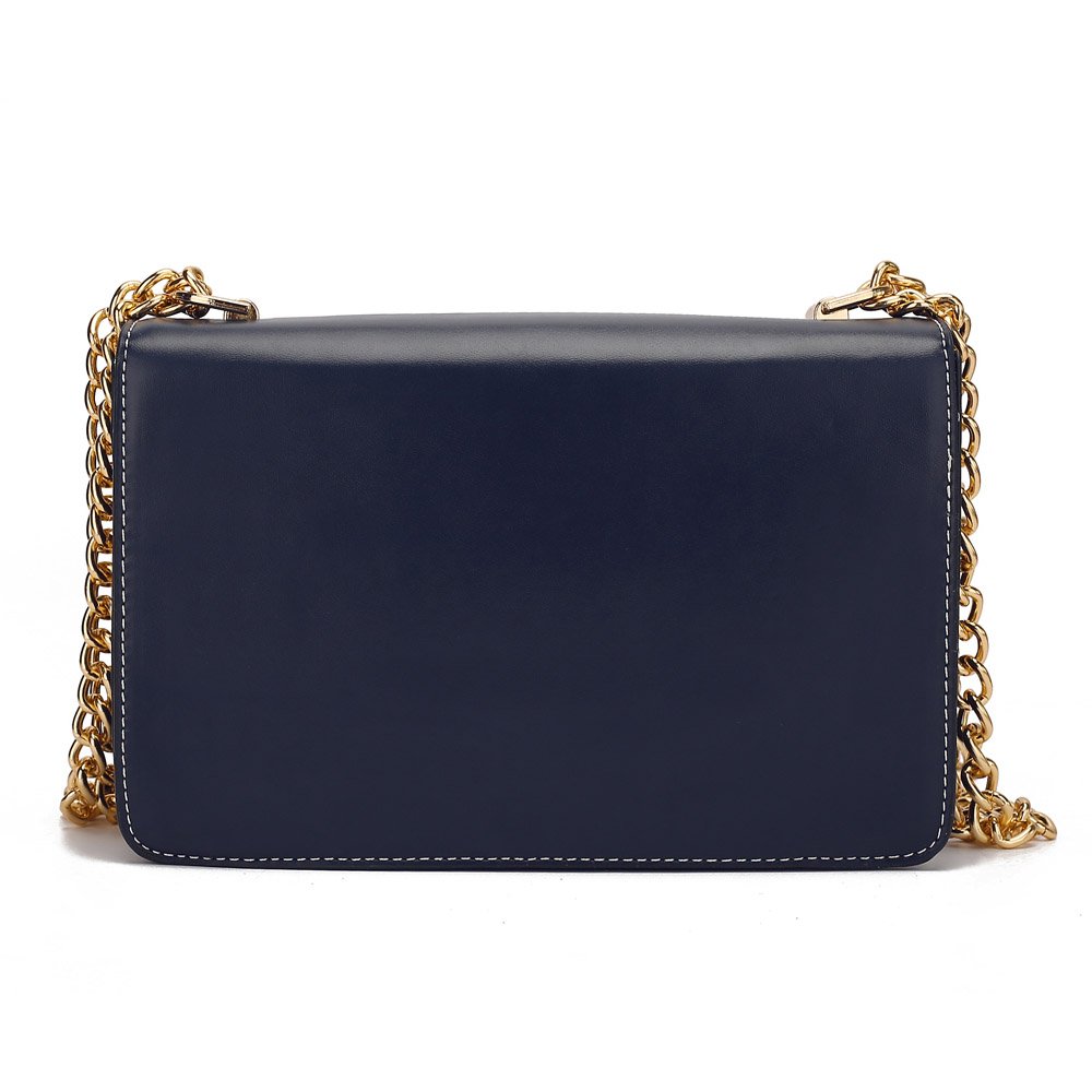 designer navy cross body bag