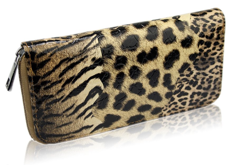 animal print purses and wallets