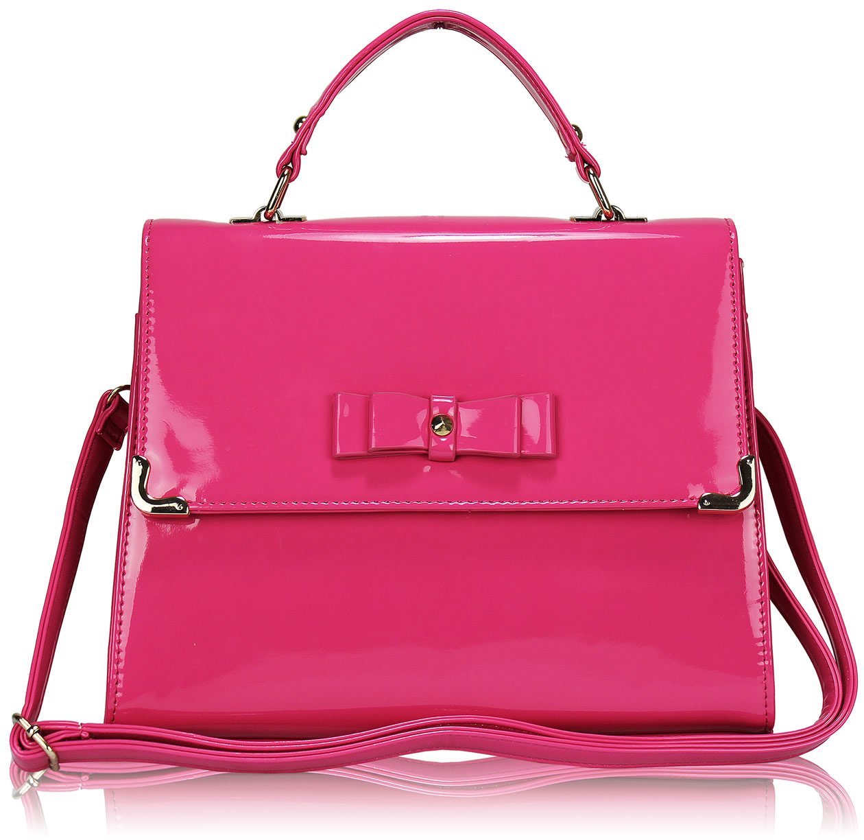 Wholesale Pink Patent Satchel