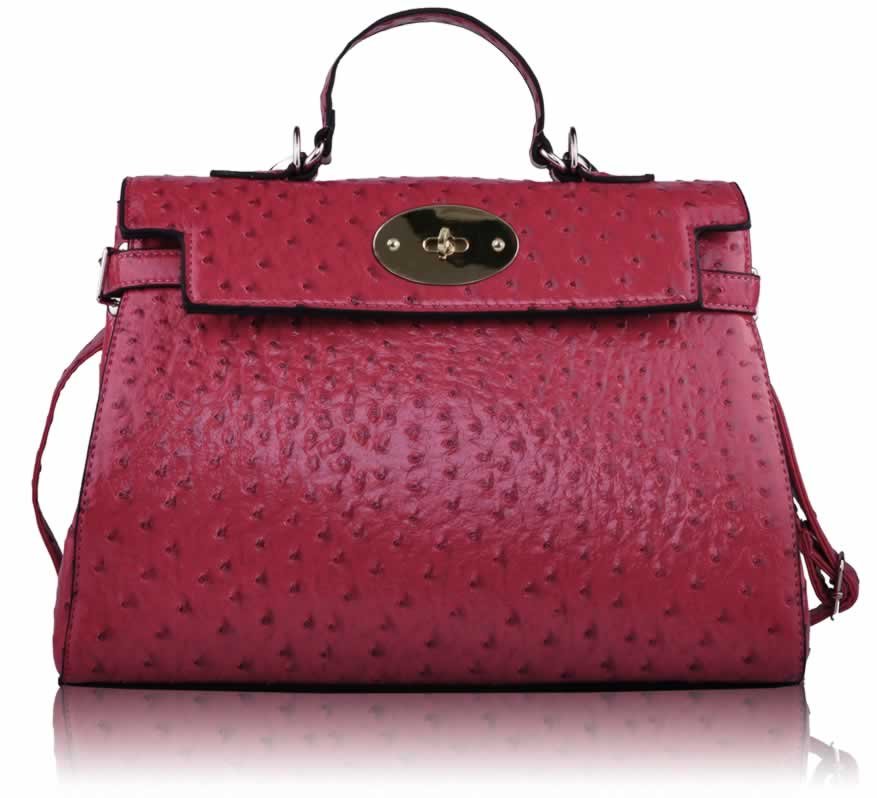 Download pink fashion Tote Bag In Mock Croc