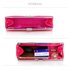 LSE00221 - Pink Satin Clutch Bag With Crystal Decoration