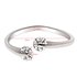 AGR0034 - Silver Crystal Adjustable Fashion Ring