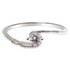 AGR0031 - Silver Sparkle Crystal Engagement Ring