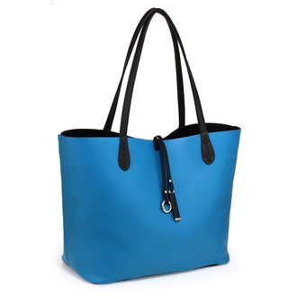 AG00567 - Black/Blue Large Tote Bag - Fits laptops up to 15.4''
