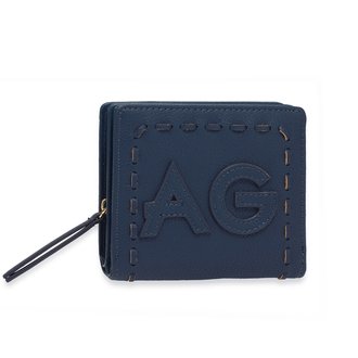 AGP1105 - Navy Anna Grace Zip Around Purse / Wallet