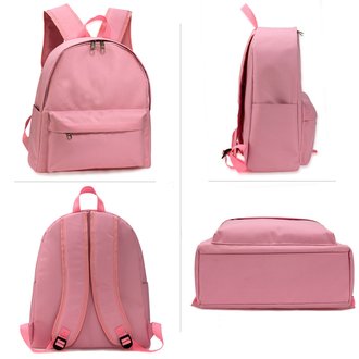 Wholesale Pink Unisex Backpack School Bag AG00584