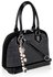 LS6004 - Black Diamante Tote Bag With Charm