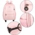 AGT1023  - Nude Backpack Rucksack With Wheels