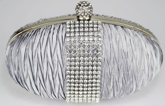 silver studded clutch