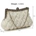 LSE0079 - Ivory Crystal Evening Clutch Bag