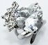 LSR004-White Crystal Cluster Ring