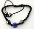 LSB002-Blue Crystal Disco Ball Bead Bracelet