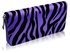 LSP1034-Purple Animal Print Purse/Wallet