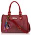 LS7002 - Red Diamante Fashion Handbag